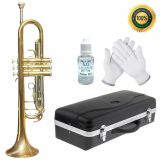  Kèn Trumpet Đồng Đỏ Mạ Vàng Carlton 