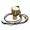  Móc Khóa Dây Chuyền Mô Hình Trống Djembe Gỗ 3D 