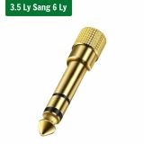  Đầu Jack Line chuyển đổi 3.5mm 1/8” và 6.5mm 1/4” Mạ Vàng 