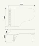  Đàn Piano Grand Cơ Yamaha C5X 