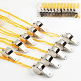  Còi Kim Loại Có Dây Đeo Cho Giáo Viên Thể Dục, Huấn Luyện Viên, Trọng Tài 