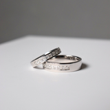  Helia Cặp nhẫn vàng trắng Moissanite CP-Helia-WG10 