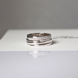  Ivy Cặp nhẫn vàng trắng Moissanite CP-Ivy-WG10 
