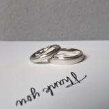  Lucent Cặp nhẫn vàng trắng Moissanite CP-Lucent-WG10 