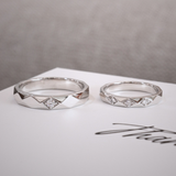  Luna Cặp nhẫn vàng trắng Moissanite CP-Luna-WG10 