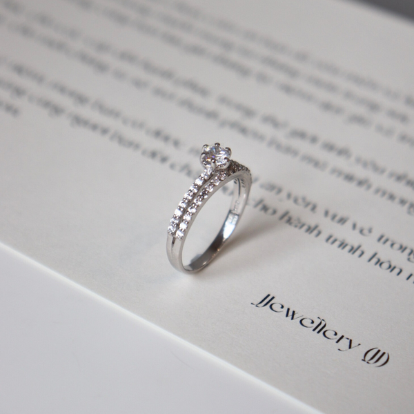  Engagement Rings Nhẫn cầu hôn đơn giản đá dưới 4.5ly ER-WG-10 