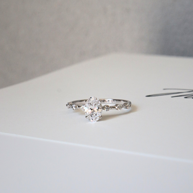 Engagement Rings Nhẫn cầu hôn đá to trên 4.5ly ER-WG-10 
