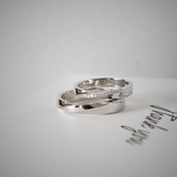  Nora Cặp nhẫn vàng trắng Moissanite CP-Nora-WG10 