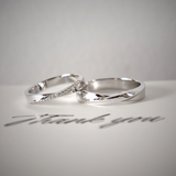  Nora Cặp nhẫn vàng trắng Moissanite CP-Nora-WG10 