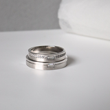  Serein Cặp nhẫn vàng trắng Moissanite CP-Serein-WG10 