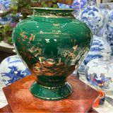  Bình Gốm Men Ngọc In Tổng Bí Thư Tô Lâm Tặng Họa Tiết Hoa Sen BKCEVN-10241 