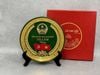 Đĩa cảnh in Tổng Bí Thư Tô Lâm tặng màu xanh BKCECN-10582