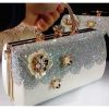  Túi cầm tay da đính pha lê cao cấp sang chảnh BKFAVN-9473 