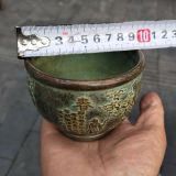  Hũ Đồng Tứ Quý Tích Nổi Chữ Xưa Và Tiên Ông BKMECN-10335 