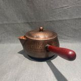  Nồi Pha Trà Đồng Đỏ Thủ Công Cán Cầm Bằng Gỗ BKMECN-10353 