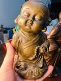  Chú tiểu An Nhiên Bằng đồng vàng nguyên chất trưng bày 