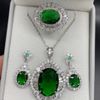  💚 BỘ TRANG SỨC EMERALD XANH LỤC – MẪU MỚI CỰC SANG 💚 