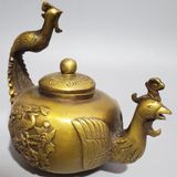  ẤM ĐỒNG PHƯỢNG HOÀNG ĐỒ SƯU TẦM ĐỘC ĐÁO BKMECN-10346 