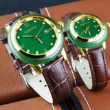  Đồng hồ Ngọc bích dây da cao cấp BKFAVN-9458 