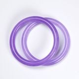  Vòng Tay Ngọc Thạch Anh Băng Chủng Màu Tím Violet Mix Xanh Phỉ Thúy BKJECN-9478 
