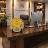  Đĩa cảnh in Tổng Bí Thư Tô Lâm tặng màu xanh BKCECN-10582 