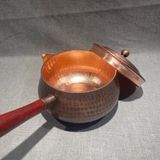  Nồi Pha Trà Đồng Đỏ Thủ Công Cán Cầm Bằng Gỗ BKMECN-10353 