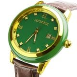  Đồng hồ Ngọc bích dây da cao cấp BKFAVN-9458 