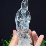  Tượng Quan Âm Phật Bà bằng đá thạch anh BKSTCN-9661 