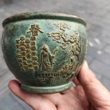  Hũ Đồng Tứ Quý Tích Nổi Chữ Xưa Và Tiên Ông BKMECN-10335 