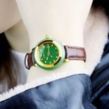  Đồng hồ Ngọc bích dây da cao cấp BKFAVN-9458 