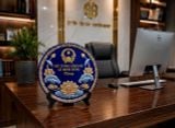  Đĩa cảnh in Tổng Bí Thư Tô Lâm tặng màu xanh BKCECN-10582 