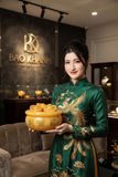  Hũ Tụ Bảo Ngọc Vàng Nguyên Khối BKSTCN-9654 