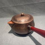  Nồi Pha Trà Đồng Đỏ Thủ Công Cán Cầm Bằng Gỗ BKMECN-10353 