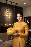  Hũ Tụ Bảo Ngọc Vàng Nguyên Khối BKSTCN-9654 