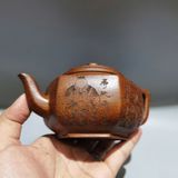  Ấm Trà Tử Sa khắc Thần Tài Ông Thọ BKCECN-10259 