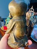  Chú tiểu An Nhiên Bằng đồng vàng nguyên chất trưng bày 