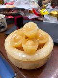  Hũ Tụ Bảo Ngọc Vàng Nguyên Khối BKSTCN-9654 