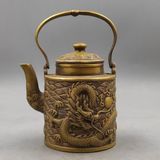  Ấm Đồng Rồng Đằng Phú Quý Phỏng Cổ BKMECN-10345 