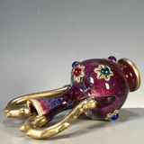  Bình Gốm Sứ Men Hỏa Biến Đính Đá Phong Cách Cổ Hiển BKCECN-10026 