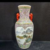  Cặp Lục Bình Gốm Sứ Sơn Thủy Hữu Tình BKCECN-10027 