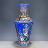  Bình Pháp Lam Thiên Thanh Hoa Điểu Sưu Tầm Cao Cấp BKCECN-10030 