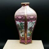  Mai Bình Pháp Lam Hoa Điểu Sưu Tầm Đẹp BKCECN-10043 