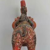  Bình Gốm Cổ Thất Long Chầu Nguyệt Sưu Tầm BKCECN-10091 