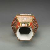  Bình Pháp Lam Lục Giác Hoa Điểu Sưu Tầm BKCECN-10096 