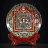 Đĩa Sứ Thangka Phật Giáo Mạn Đà La Sưu Tầm BKCECN-10097