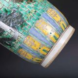  Cặp Bình Gốm Song Long Chầu Nguyệt Cổ BKCECN-10106 