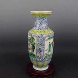  Bình Sứ Men Màu Sưu Tầm Họa Tiết cổ nhân BKCECN-10107 