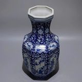  Bình gốm Lục Giác Vẽ Men Màu Quan Âm Tự Tại BKCECN-10137 