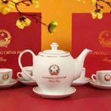  Bộ Ấm Chén Văn Phòng Chính Phủ gốm sứ Bát Tràng BKCECN-10178 