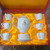  Bộ Ấm Chén Chủ Tịch Nước Lương Cường Gốm Sứ Bát Tràng BKCECN-10179 